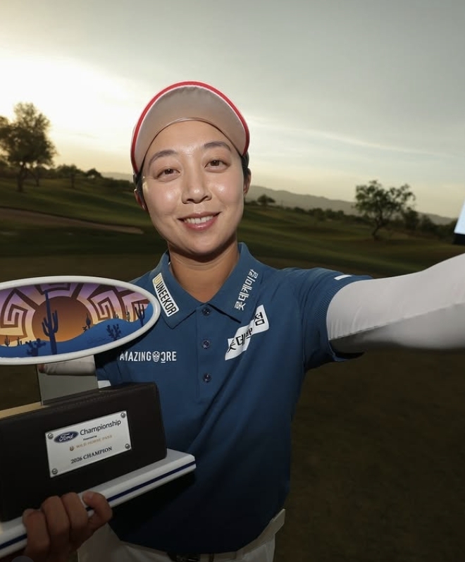 포드 챔피언십 우승한 김효주. 사진=LPGA