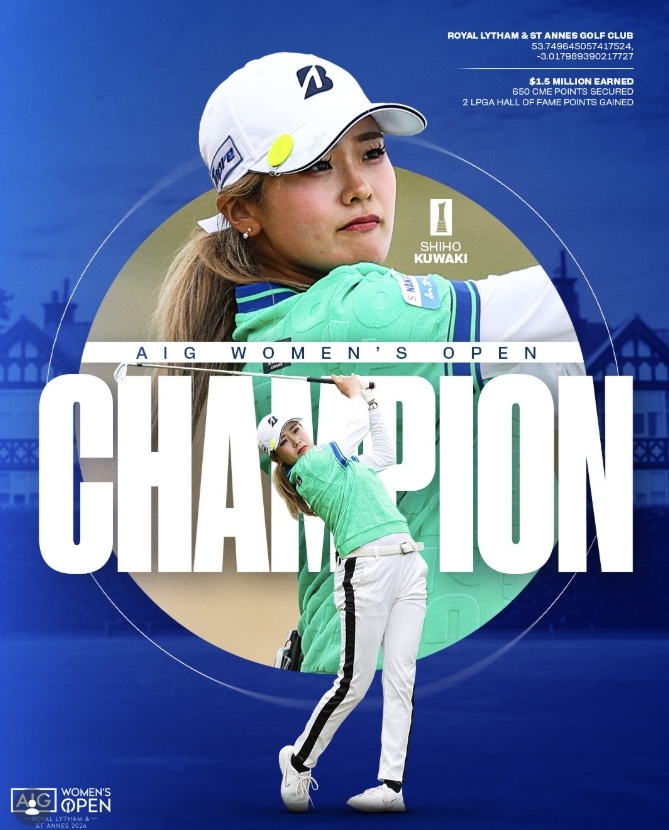 구와키 시호. 사진=LPGA
