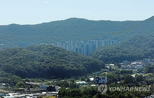 내곡동 그린벨트 일대. (사진=연합뉴스)
