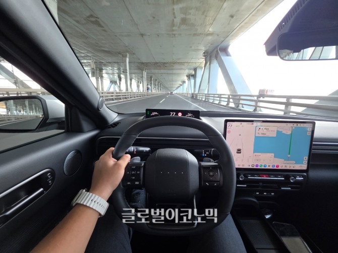 현대자동차 '디 올 뉴 아반떼' 2.0 가솔린 인스퍼레이션. 사진=최태인 기자