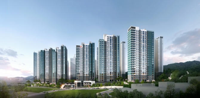 송암공원 중흥S-클래스 SK VIEW 투시도. 사진=중흥건설