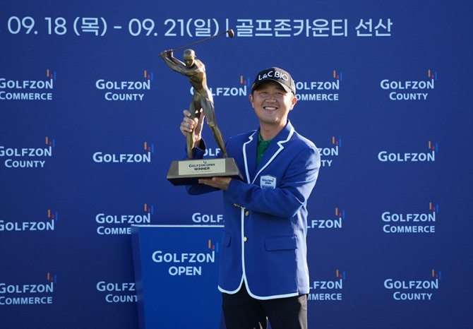 골프존 오픈 '디펜딩 챔피언' 박성국. 사진=KPGA 민수용 포토