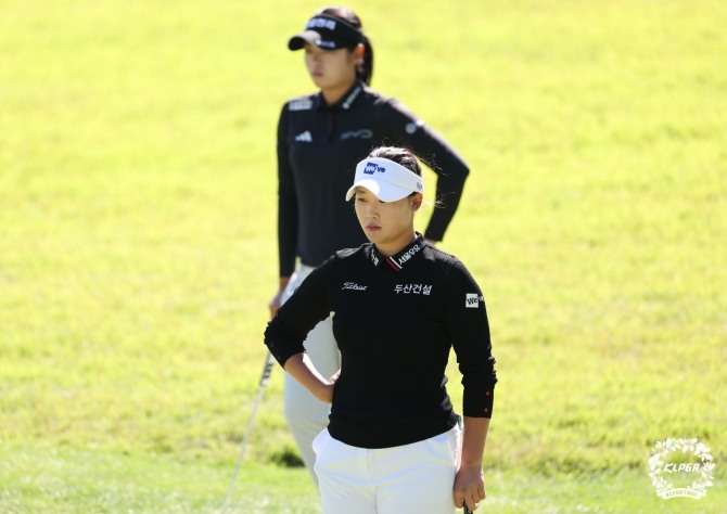 서교림과 김민솔(우측). 사진=KLPGA 박준석 포토