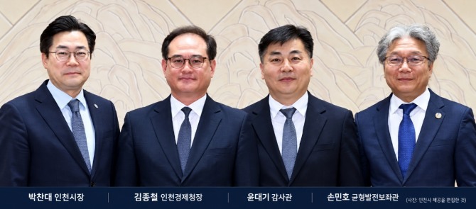 인천시 주요 당직자.  사진=인천시
