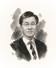 '긴 여정의 첫 걸음' 저자 이동호. 책 속의 삽화. 1955년생으로 광주서중 광주일고 조선대학교를 졸업하고 공군 대위 전역 후 현대그룹 공채에 합격, 현대백화점 대표이사 부회장을 지냈다.  