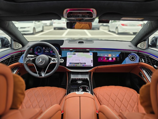 메르세데스-벤츠 '더 뉴 S 580 4MATIC L'. 사진=최태인 기자