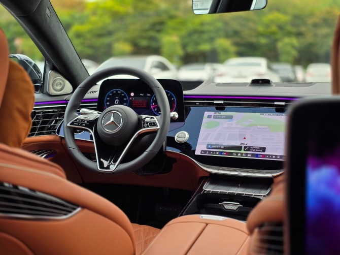 메르세데스-벤츠 '더 뉴 S 580 4MATIC L'. 사진=최태인 기자