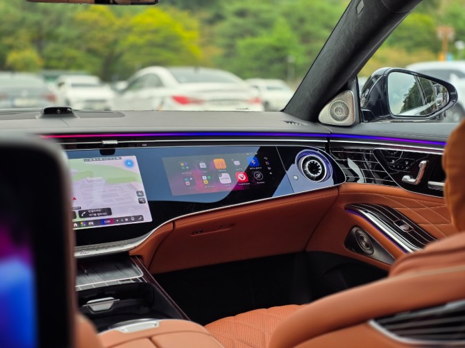 메르세데스-벤츠 '더 뉴 S 580 4MATIC L'. 사진=최태인 기자