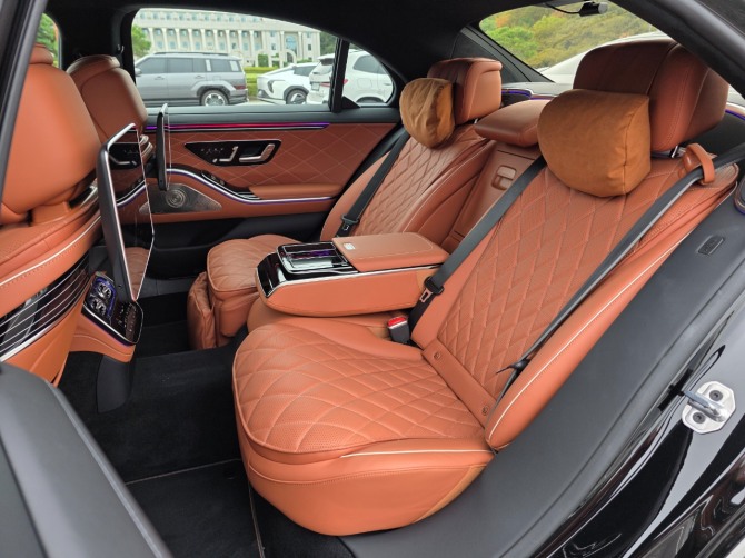 메르세데스-벤츠 '더 뉴 S 580 4MATIC L'. 사진=최태인 기자