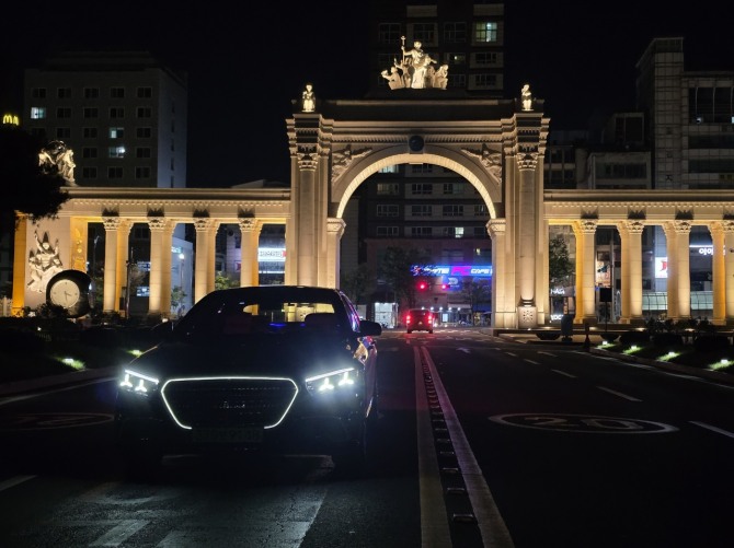 메르세데스-벤츠 '더 뉴 S 580 4MATIC L'. 사진=최태인 기자