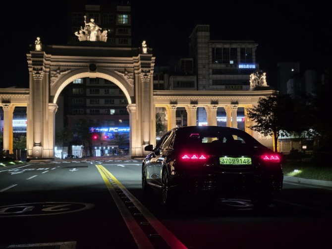 메르세데스-벤츠 '더 뉴 S 580 4MATIC L'. 사진=최태인 기자
