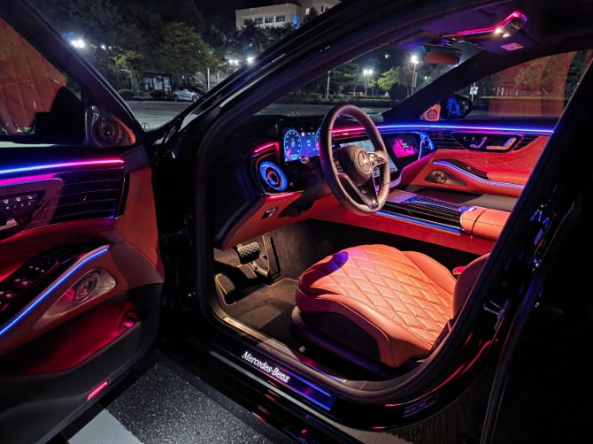 메르세데스-벤츠 '더 뉴 S 580 4MATIC L'. 사진=최태인 기자