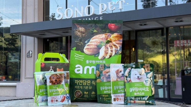 ‘바른 먹거리, 바른 즐거움’ 캠페인에 제공되는 풀무원아미오 대표 제품. 사진=풀무원