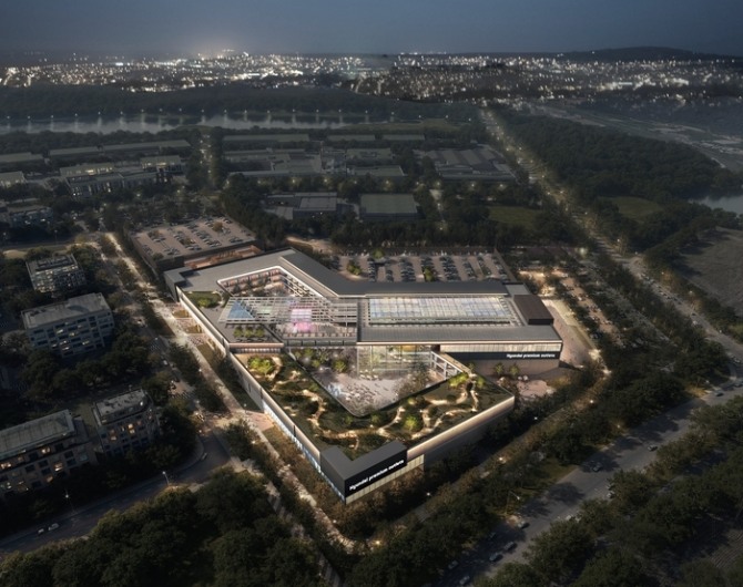 경북 경산시 경산지식산업지구에 2028년 개점을 목표로 추진 중인 현대 프리미엄 아웃렛 조감도. 사진=경산시