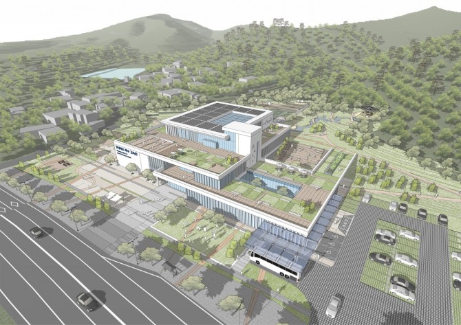 경북 영천시 고경면 옛 청경초등학교 부지에 들어설 경북교육청 특수교육원 조감도. 총사업비 295억원을 투입해 장애학생의 진로·직업교육과 일상생활 훈련을 지원하는 시설로 조성된다. 사진=경북교육청