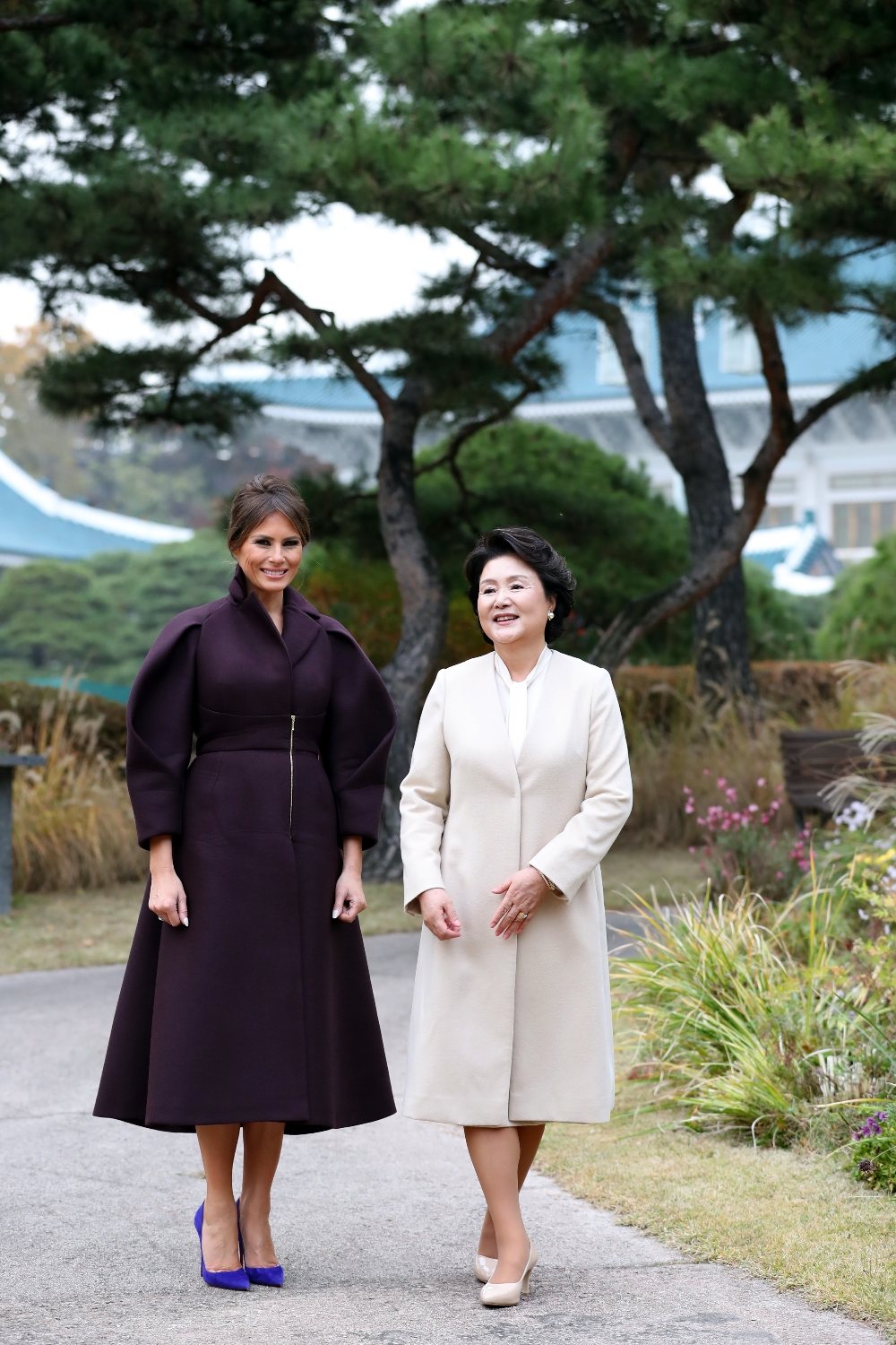 멜라니아 우아한 패션 시선집중,네티즌