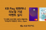 KB국민카드 ‘부족금액 자동충전’ 등 외화머니 서비스 리뉴얼