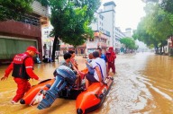 중국 안후이성, 기록적 폭우에 81만 명 피해… 홍수 확대에 3단계 비상 대응