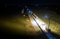 중국 두번째 규모 담수호 둥팅호 둑 150ｍ 무너져