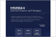 인천관광공사, 정규직 21명 ‘역대급 인원’채용 모집