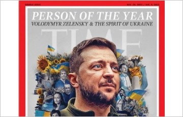 볼로디미르 젤렌스키와 '우크라이나의 정신', 타임지 2022년 '올해의 인물'로 선정
