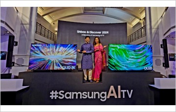 삼성전자, 인도서 'AI TV' 신제품 공개 행사 개최