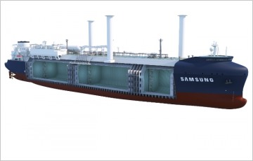 삼성重, 유럽서 독자개발 미래형 LNG 운반선 공개