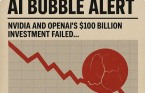 엔비디아·오픈AI 146조 원 투자 무산…AI 거품 경고음
