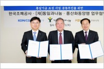 한국조폐공사, '통일기금 조성사업' 공동추진 위한 MOU체결