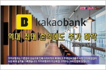 [동영상] 카카오뱅크, 역대 최대 순익에도 주가 하락