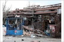 우크라이나 제철소, 러시아 침공으로 철강 생산량 반토막