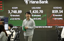 코스피, 0.01% 오른 3748.89...사상 최고
