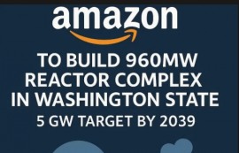 아마존, AI 전력 수요에 SMR 12개 건설한다