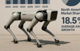 로봇개, 2030년까지 연간 18% 성장 전망