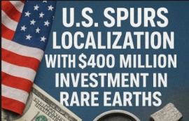 美 국방부, 희토류 직접 투자로 '탈중국' 가속