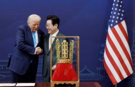 李-트럼프, APEC 정상회담 87분간 진행