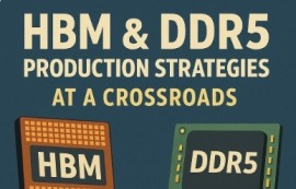 K반도체, HBM·DDR5 생산 전략 '중대 기로'