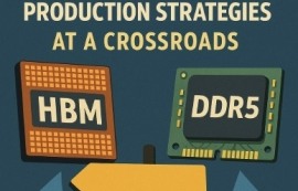 K반도체, HBM·DDR5 생산 전략 '중대 기로'