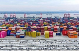 中 수출, 8개월래 첫 감소...경기 둔화 우려