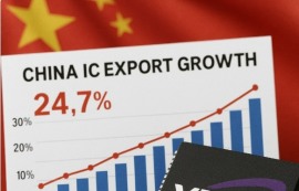 中, AI·메모리 '쌍끌이'로 IC 수출 24.7%↑