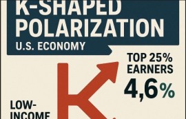 美 경제, 소득 격차로 'K자형 양극화' 심화