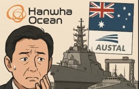 日, 한화오션 호주 오스탈 지분 인수에 '긴장'