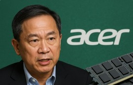 에이서 CEO "메모리 대란, 2027년까지"
