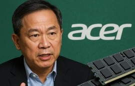에이서 CEO "메모리 대란, 2027년까지 간다"