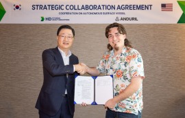 HD현대, 美 안두릴과 자율 무인수상함 건조