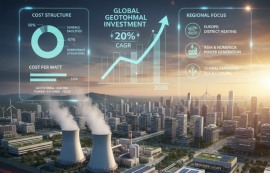 글로벌 지열에너지 투자, 2030년까지 20%↑