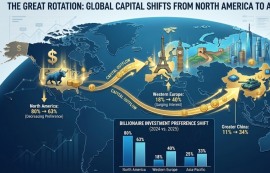 슈퍼리치 자금, 아시아·유럽으로 '머니 무브'