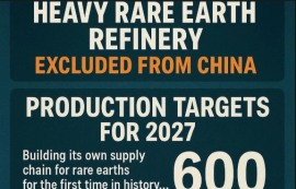 美·加, 中 배제 중희토류 정제공장 가동 나서