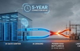 전력망 인프라 부족, 빅테크 AI '병목' 돼