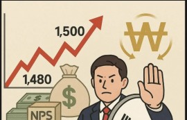 환율 1500원 근접 위기, 국민연금 '긴급 방어'